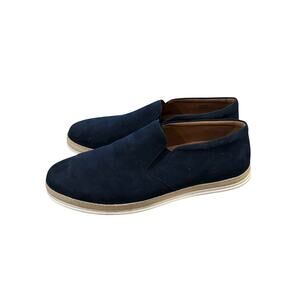 Peter Huber Men’s Resort Navy Suede Leather Espadrille Sneakers 12